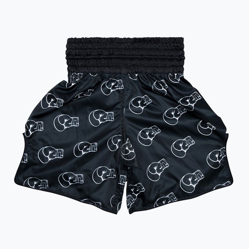 Fairtex Boxing Trunks rövidnadrág BT2006 'Motif' fekete 2