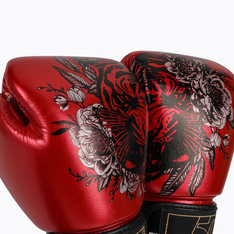 Fairtex Golden Jubilee piros bokszkesztyű 7