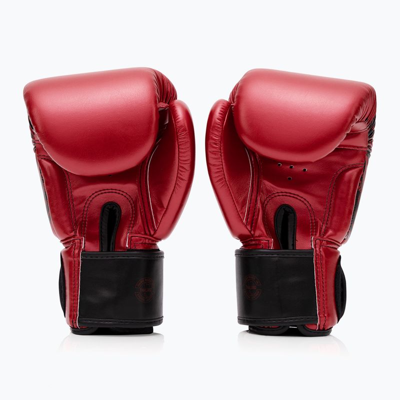 Fairtex Golden Jubilee piros bokszkesztyű 2