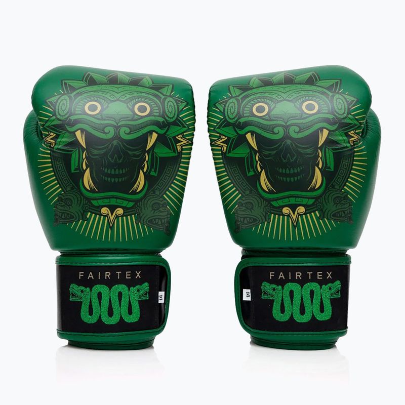 Fairtex X Tom Atencio Boxing Resurrection zöld bokszkesztyű