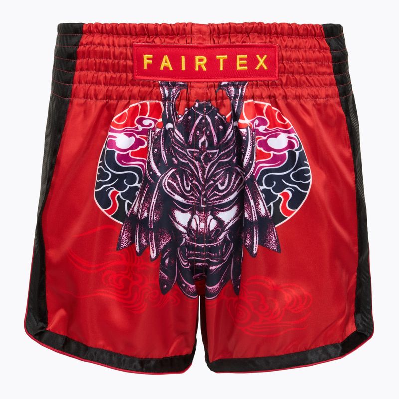 Fairtex Gyermek boxnadrág BSK2108 'Silent Warrior' piros
