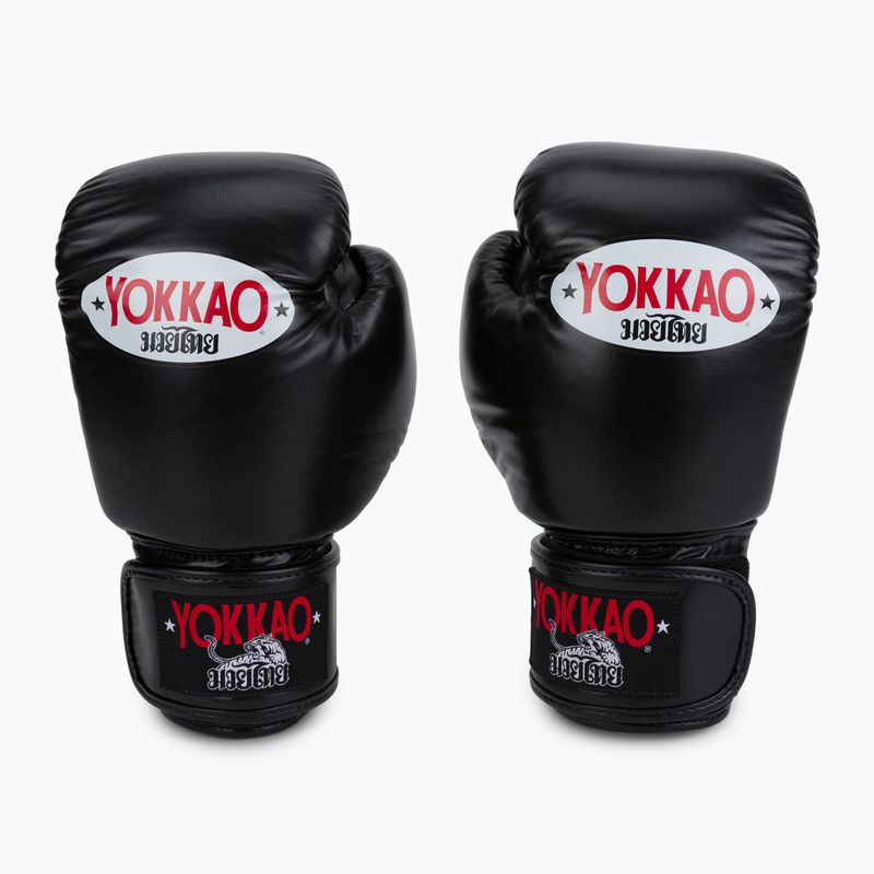 YOKKAO Matrix bokszkesztyűk fekete BYGL-X-1