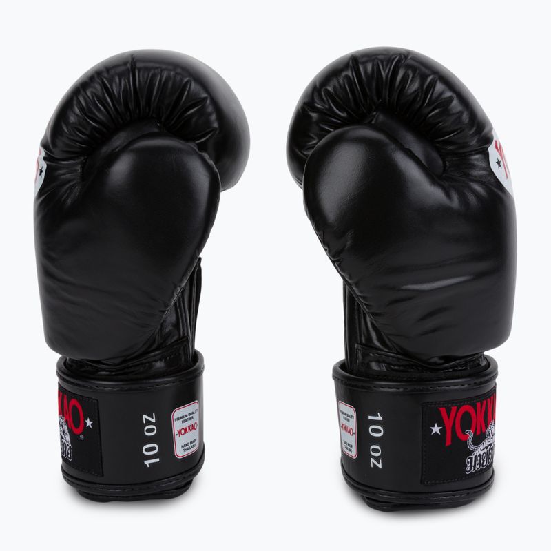 YOKKAO Matrix bokszkesztyűk fekete BYGL-X-1 4