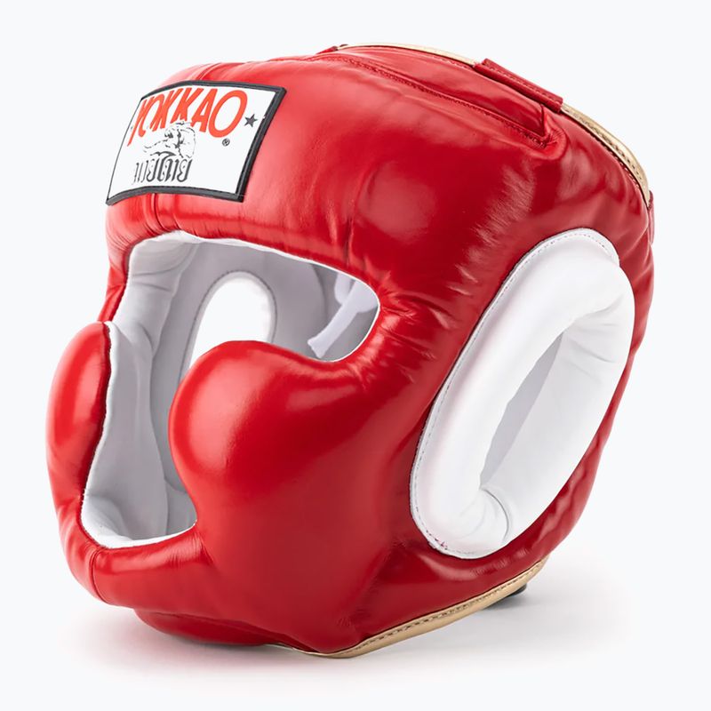 YOKKAO edzés fejvédő harci sport sisak piros HYGL-1-2 9