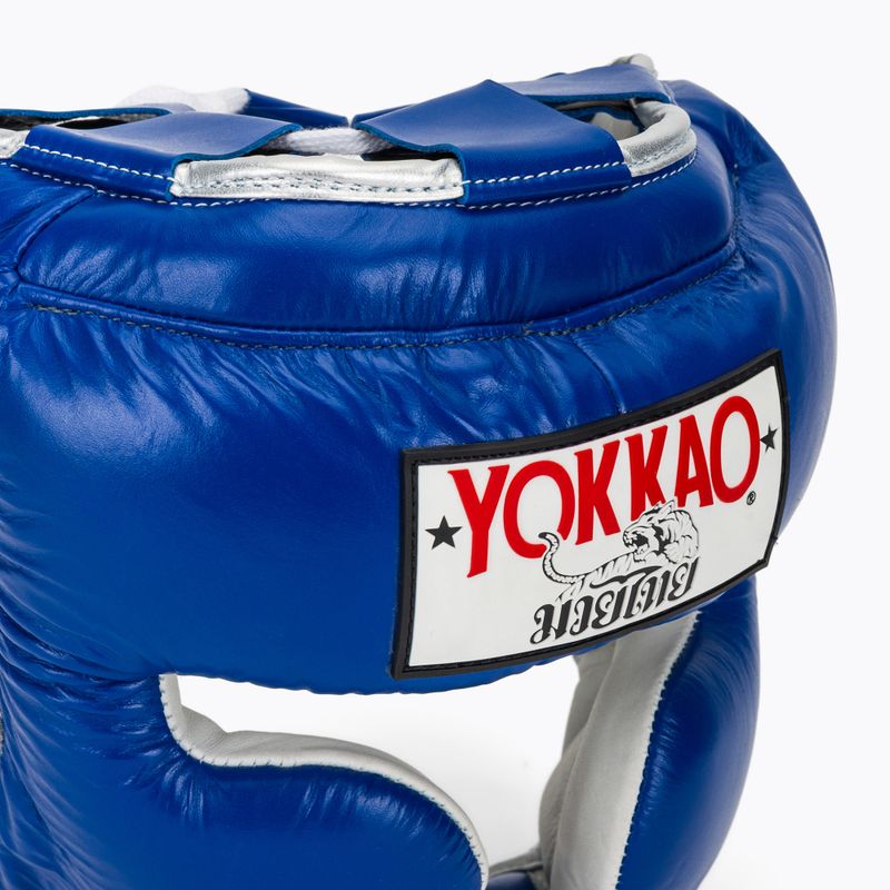 Férfi fejvédő boxhoz YOKKAO Training blue 4