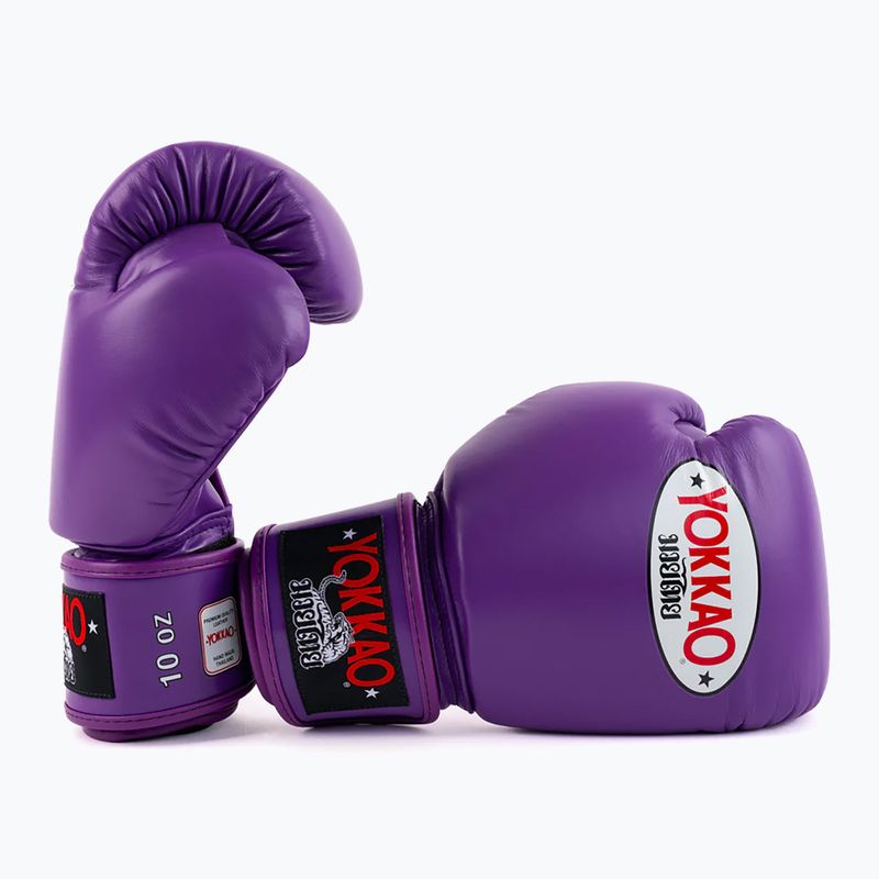 Férfi bokszkesztyű YOKKAO Matrix flash lila 2