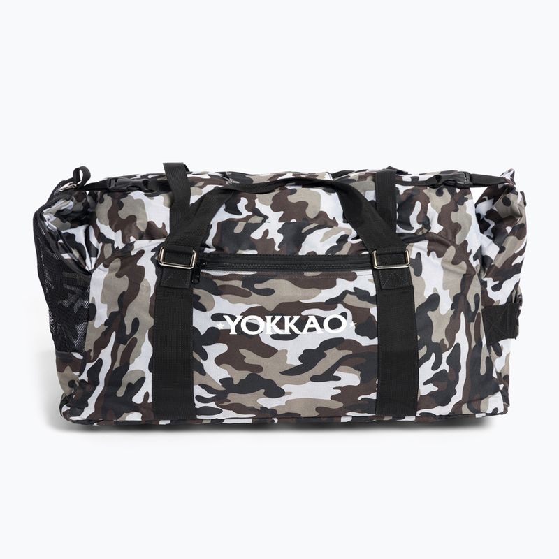 YOKKAO átalakítható Camo tornazsák szürke/fekete BAG-2-G