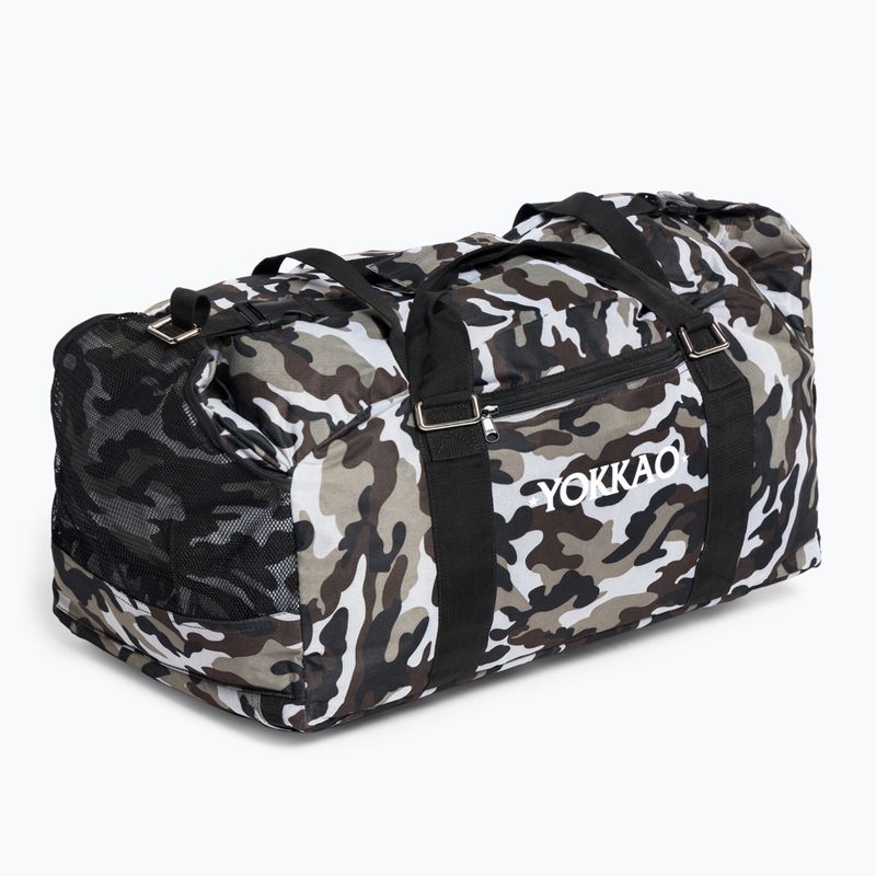 YOKKAO átalakítható Camo tornazsák szürke/fekete BAG-2-G 2