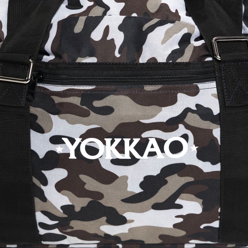 YOKKAO átalakítható Camo tornazsák szürke/fekete BAG-2-G 4