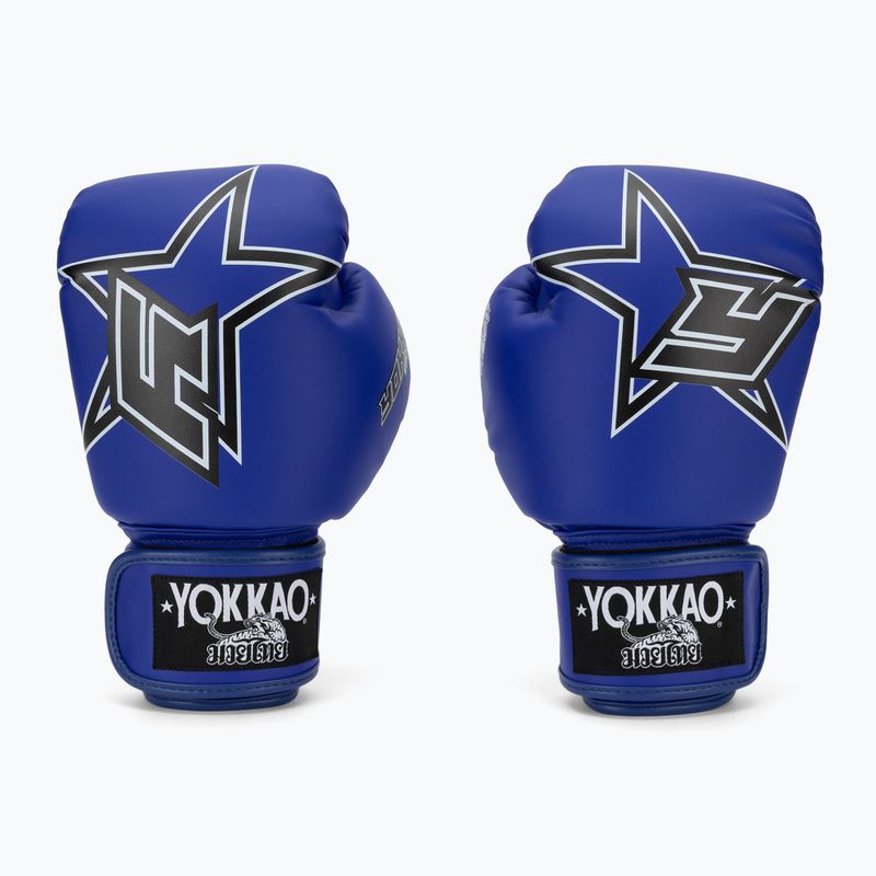 Boxkesztyű YOKKAO Institution Boxing blue 2