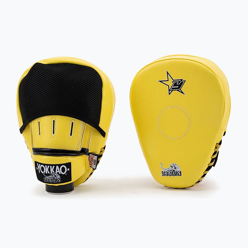 Pontkesztyű YOKKAO Institution Focus Mitts Close Finger yellow