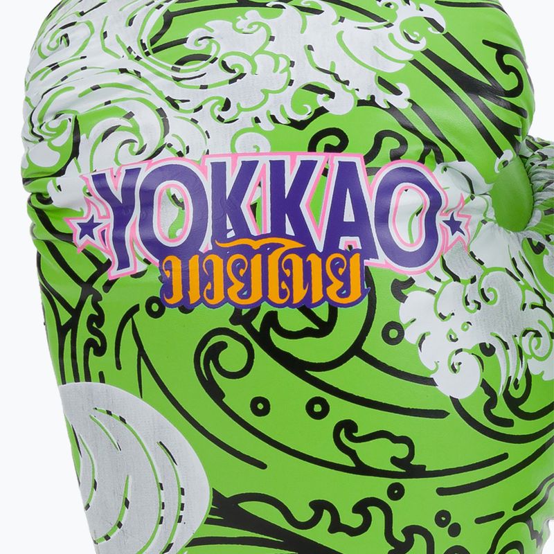 YOKKAO Hawaii zöld bokszkesztyűk FYGL-71-20 4