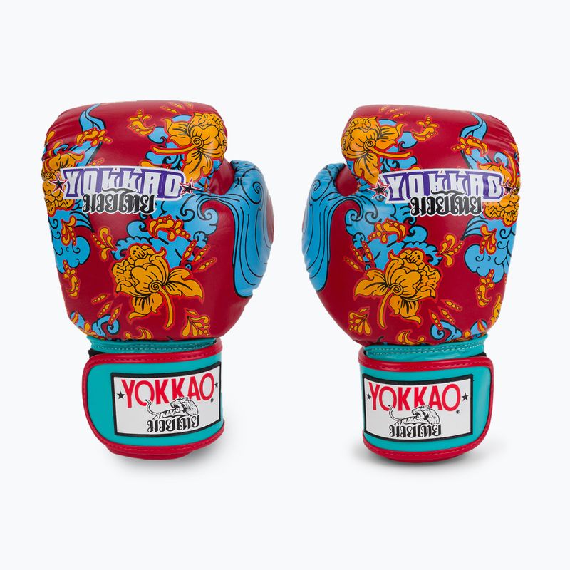 YOKKAO Hawaii piros bokszkesztyűk FYGL-71-2