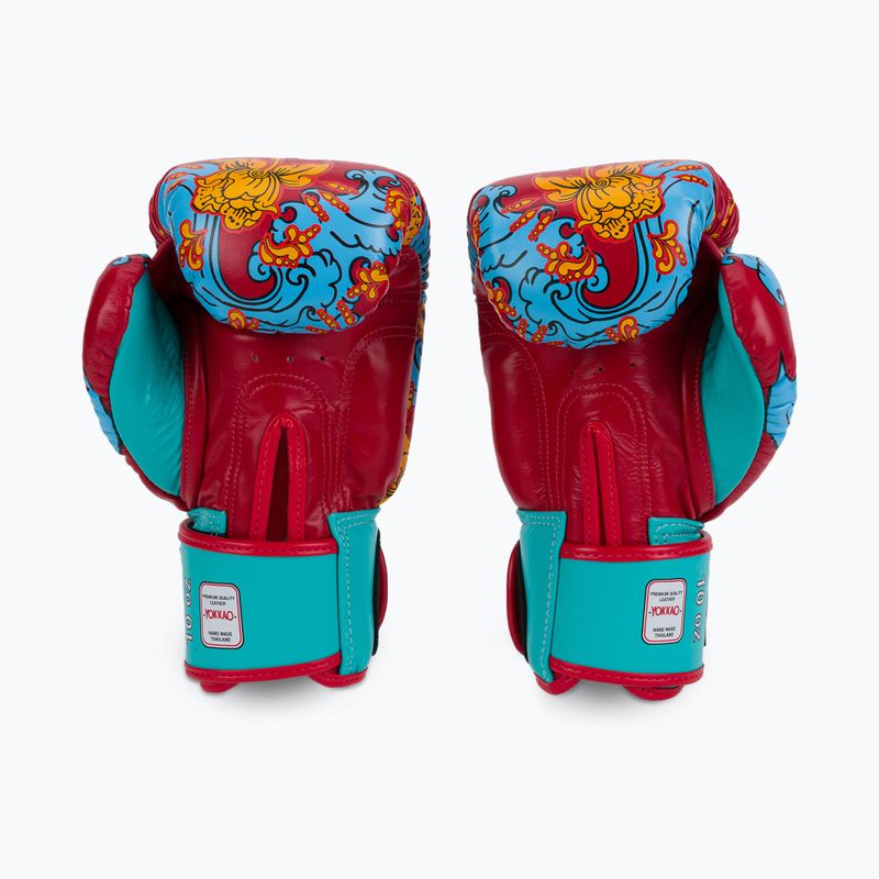 YOKKAO Hawaii piros bokszkesztyűk FYGL-71-2 2