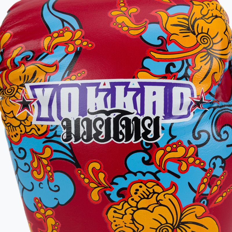 YOKKAO Hawaii piros bokszkesztyűk FYGL-71-2 5