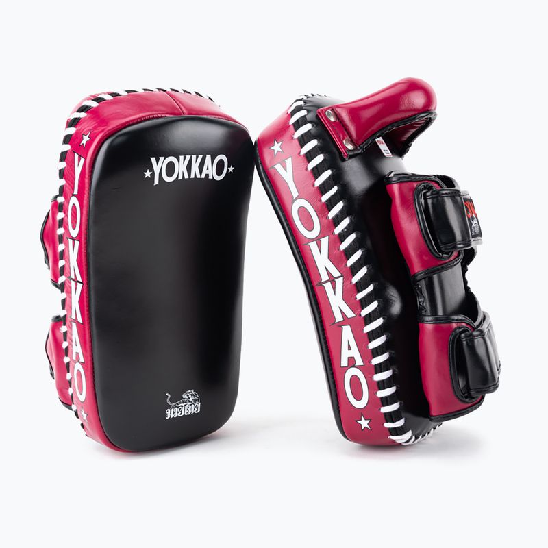 Edzőtárcsa YOKKAO Curved 2 db black/cerise