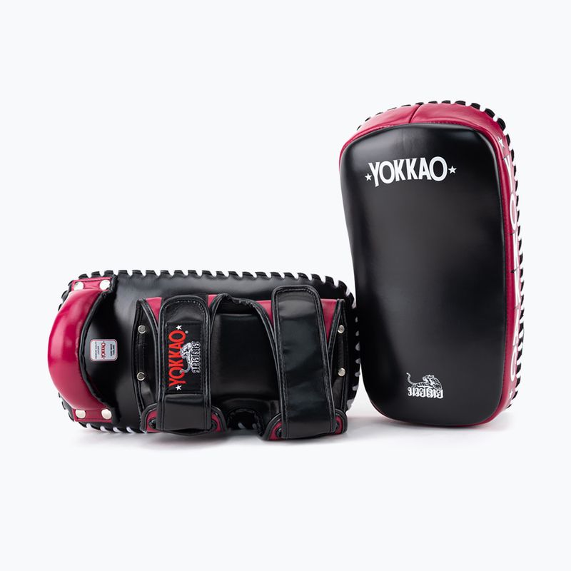 Edzőtárcsa YOKKAO Curved 2 db black/cerise 2