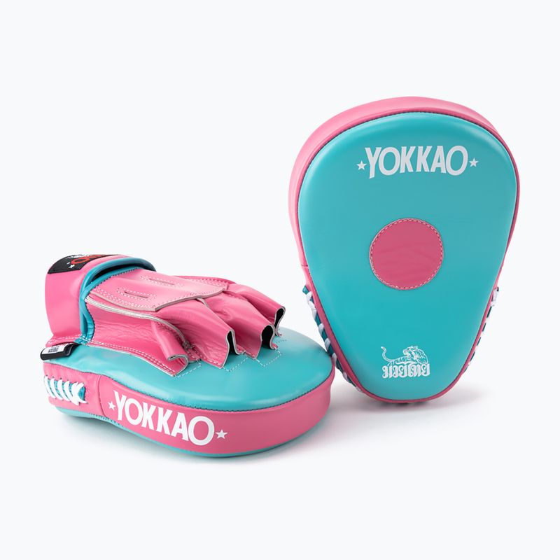 Pontkesztyű YOKKAO Focus Mitts hot pink/island 2