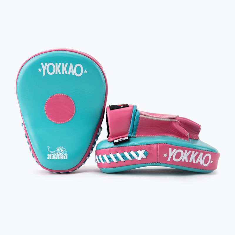 Pontkesztyű YOKKAO Focus Mitts hot pink/island 3