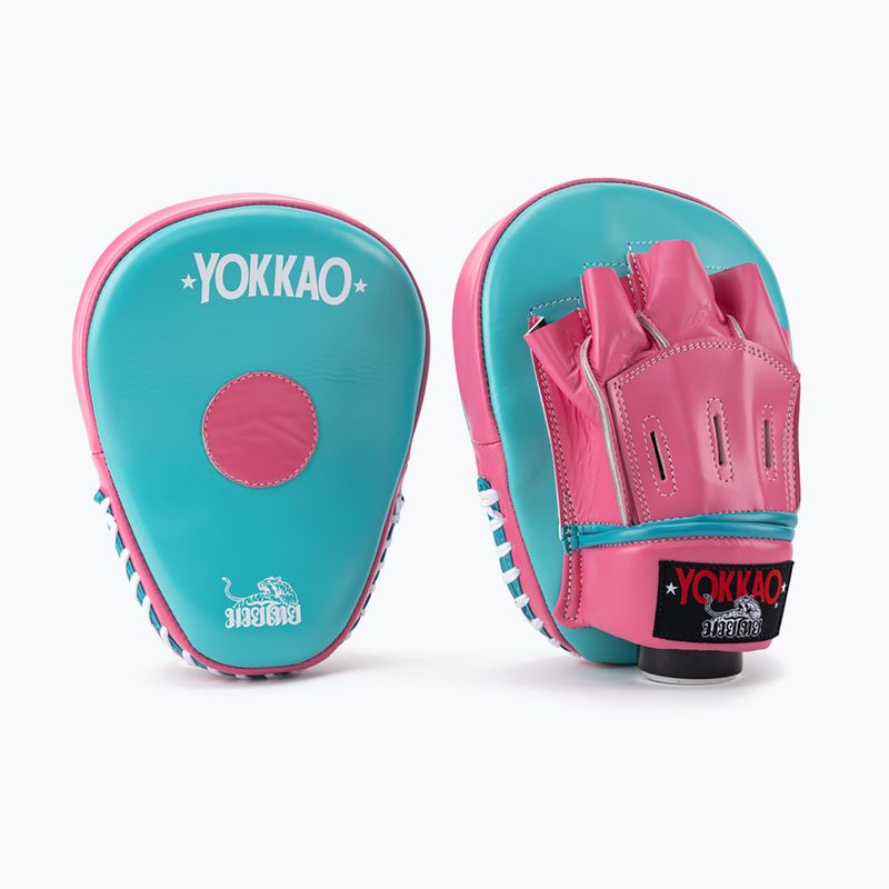 Edzőtárcsa YOKKAO Curved 2 db hot pink/island
