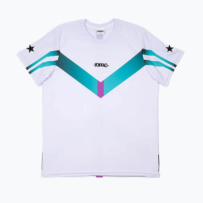 Férfi sportpóló YOKKAO Vert Workout Tee white
