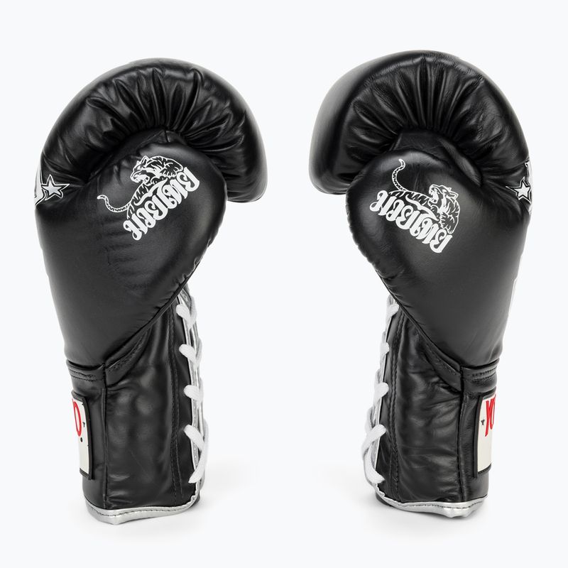 Férfi bokszkesztyűk YOKKAO Stadium Lace Up fekete 4