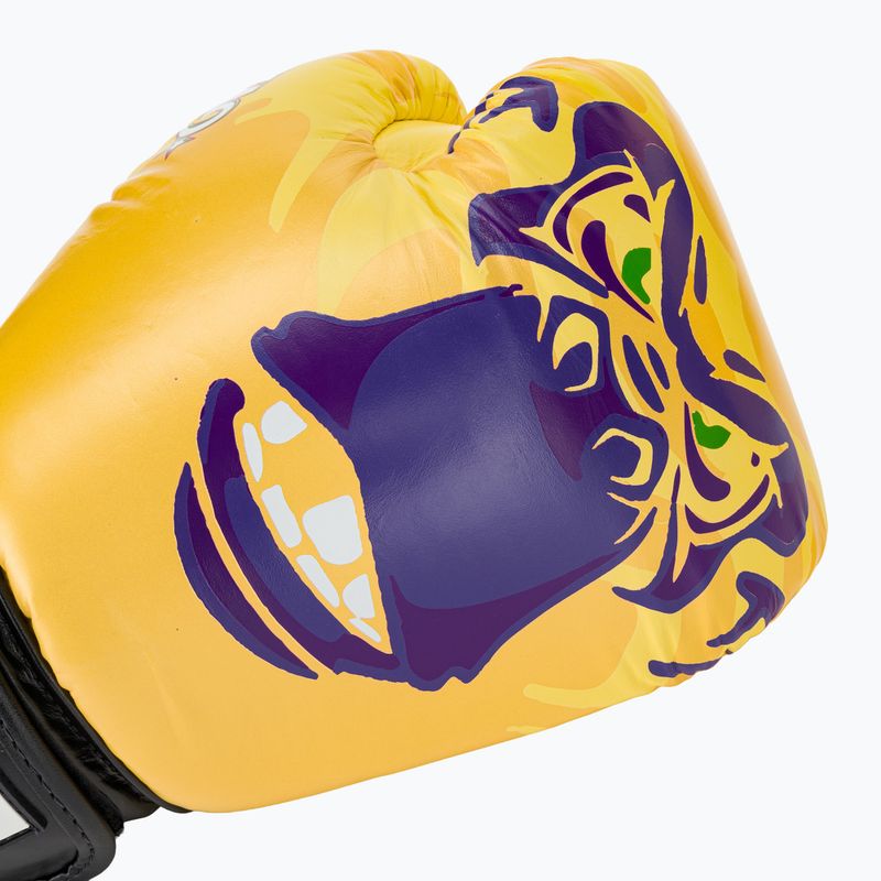 Férfi boxkesztyű YOKKAO Primate sárga 5