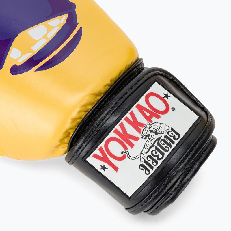Férfi boxkesztyű YOKKAO Primate sárga 6