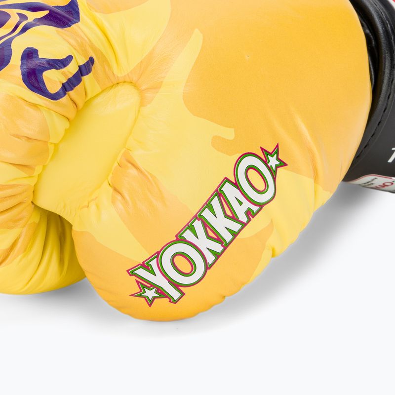 Férfi boxkesztyű YOKKAO Primate sárga 7