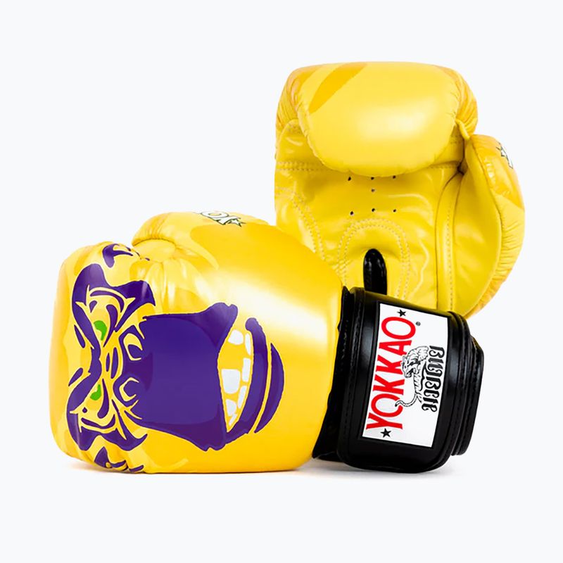 Férfi boxkesztyű YOKKAO Primate sárga