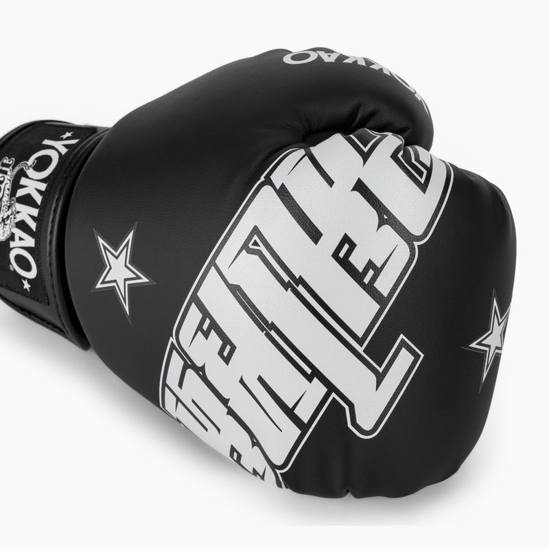 Boxkesztyű YOKKAO Lettering Boxing black 5