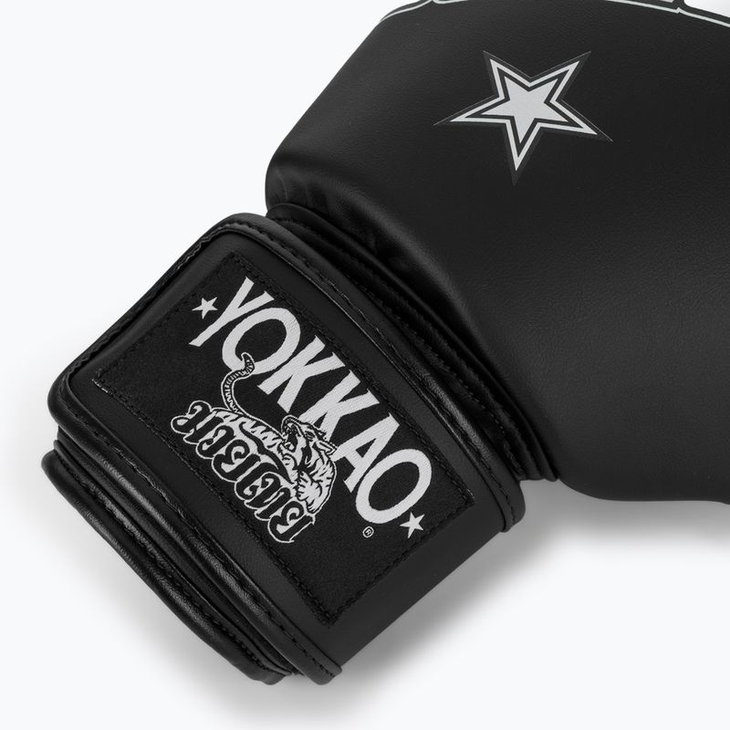 Boxkesztyű YOKKAO Lettering Boxing black 6