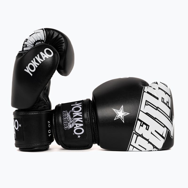 Boxkesztyű YOKKAO Lettering Boxing black 3