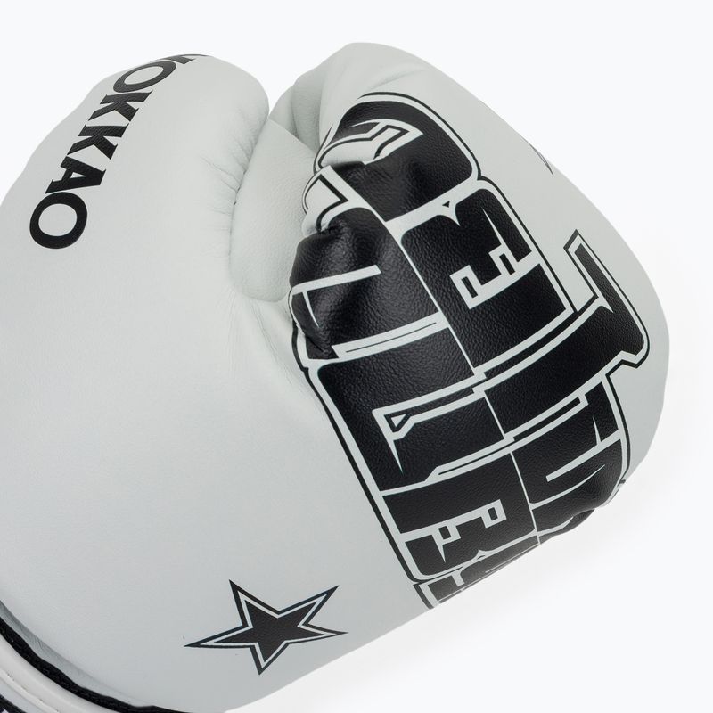 Boxkesztyű YOKKAO Lettering Boxing white 5