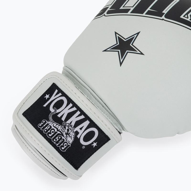 Boxkesztyű YOKKAO Lettering Boxing white 6
