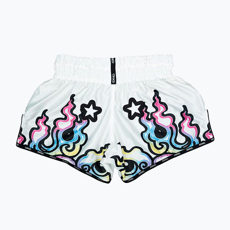 Férfi sportnadrág YOKKAO Flames CarbonFit white 2