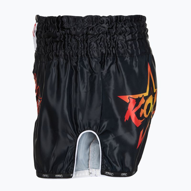 Férfi edző rövidnadrág YOKKAO Fighter KO Muay Thai black 3