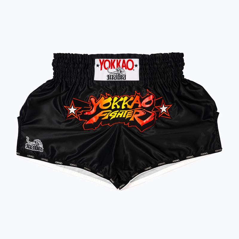 Férfi edző rövidnadrág YOKKAO Fighter KO Muay Thai black 5