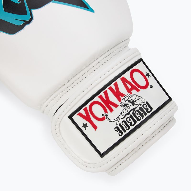 Férfi bokszkesztyűk YOKKAO Fighter KO fehér 6