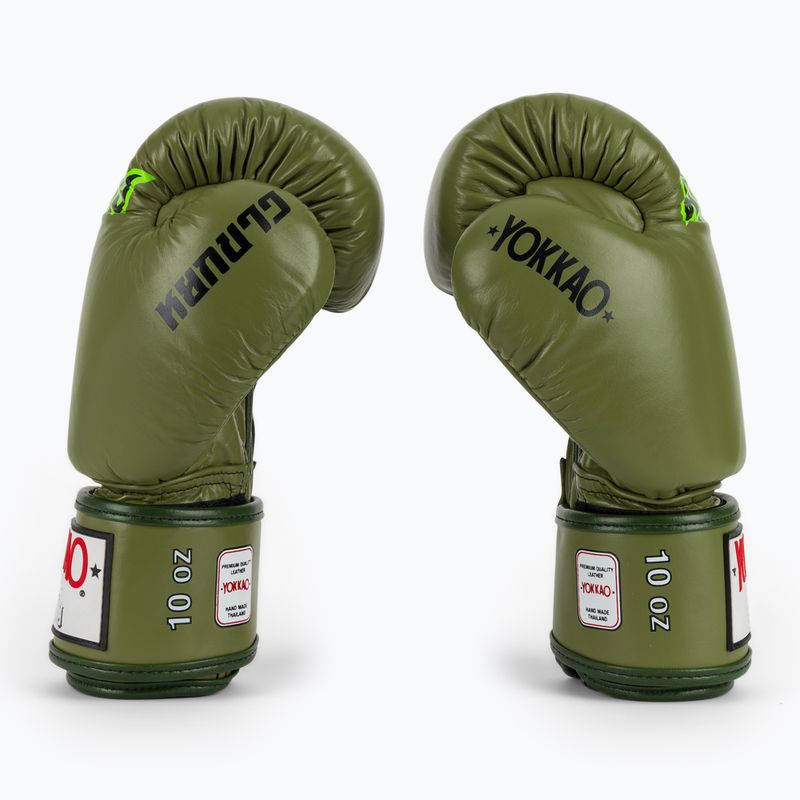 Boxkesztyű YOKKAO Late Show Boxing olive 4