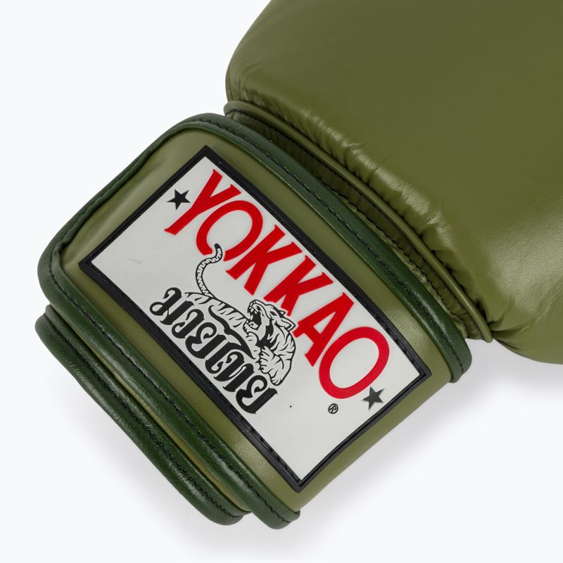Boxkesztyű YOKKAO Late Show Boxing olive 6