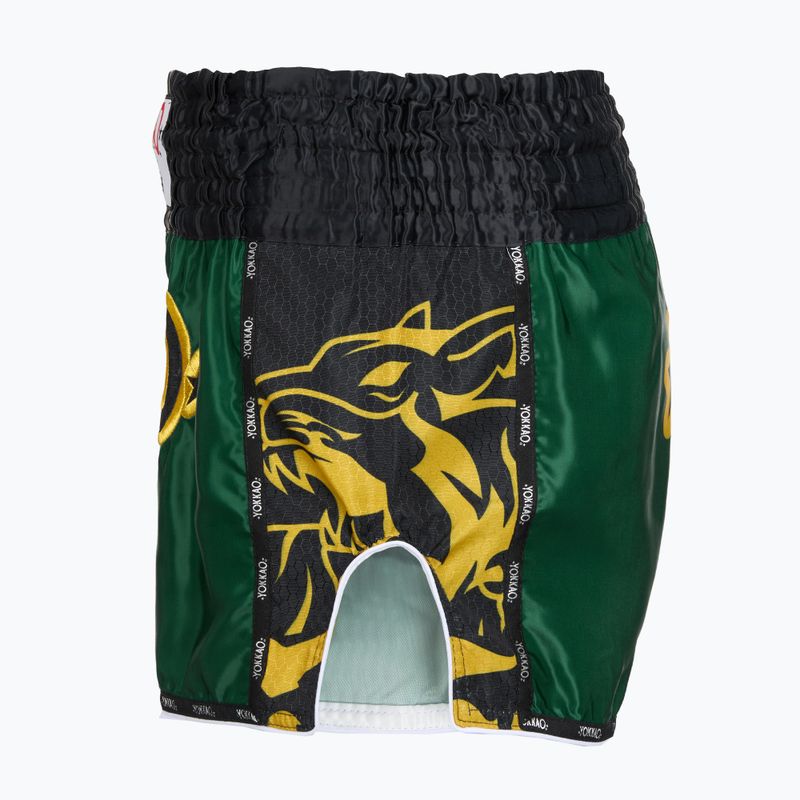 Férfi edzőnadrág YOKKAO Original Muay Thai green 3