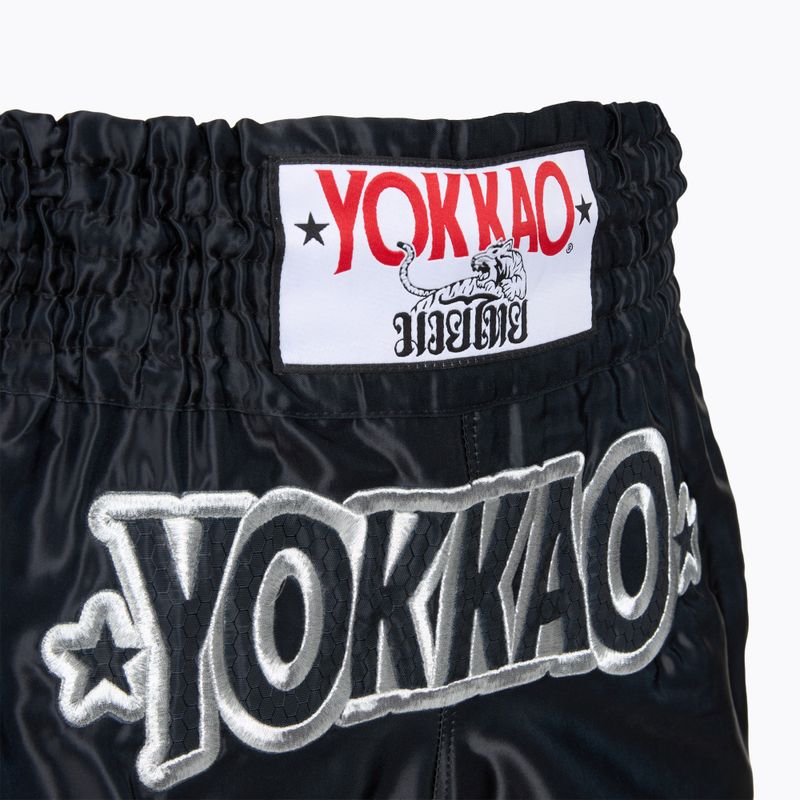 Férfi edzőnadrág YOKKAO Original Muay Thai black 4