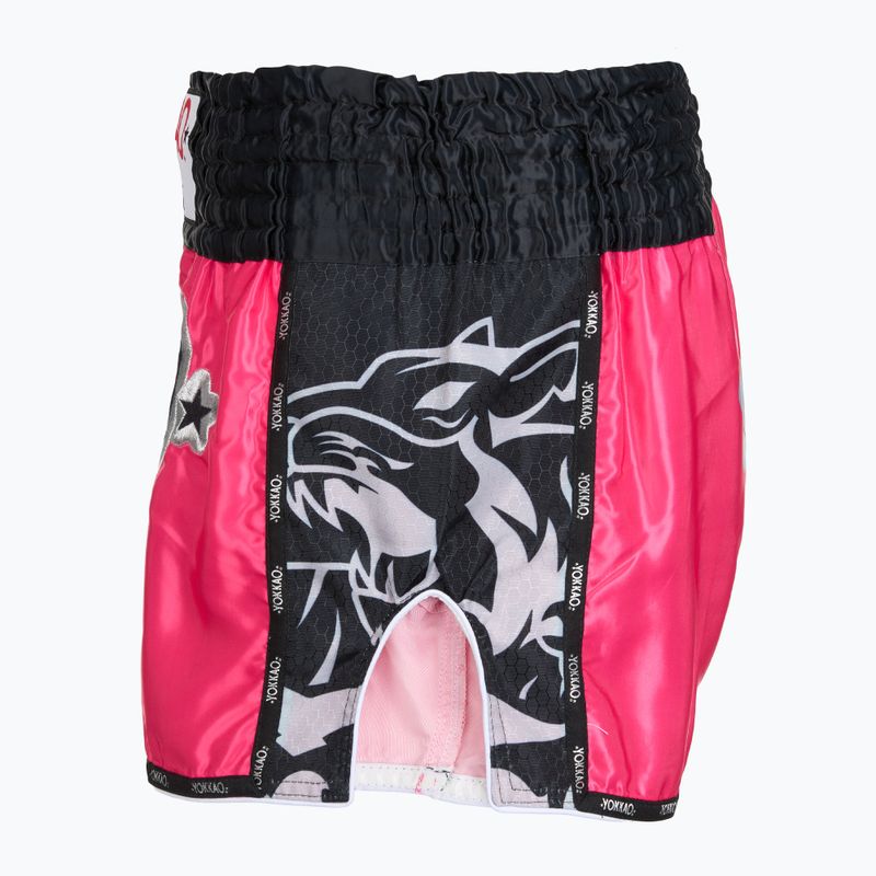 Férfi edzőnadrág YOKKAO Original Muay Thai magenta 3