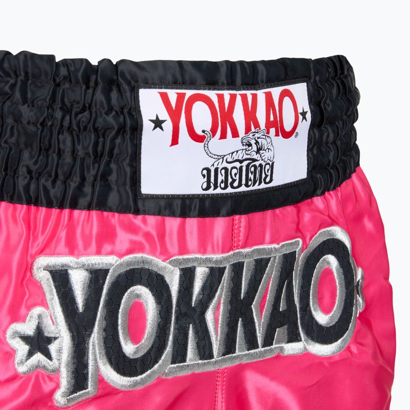 Férfi edzőnadrág YOKKAO Original Muay Thai magenta 4