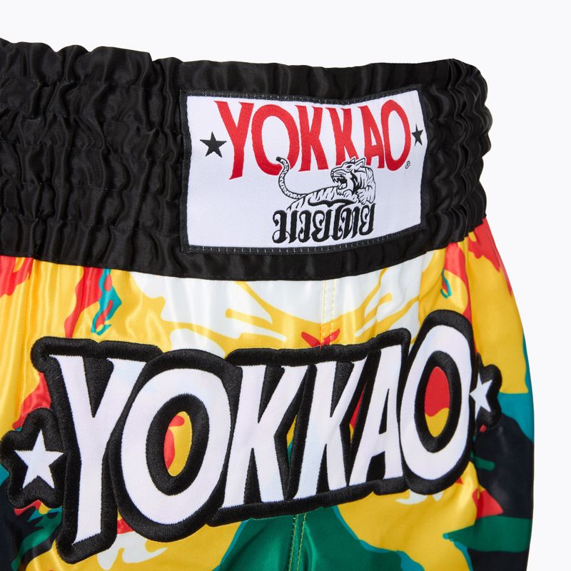 Férfi edző rövidnadrág YOKKAO Sunday Trip Muay Thai gold 4