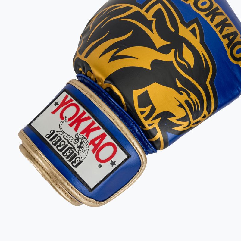 Boxkesztyű YOKKAO Original Boxing Gloves electric blue 6