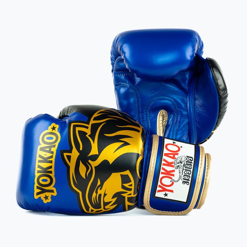Boxkesztyű YOKKAO Original Boxing Gloves electric blue 2