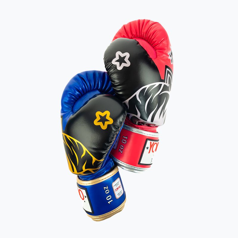 Boxkesztyű YOKKAO Original Boxing Gloves electric blue 4