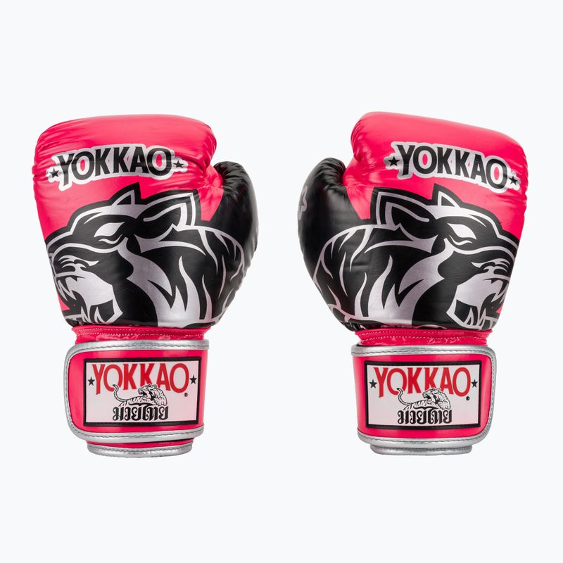 Boxkesztyű YOKKAO Original Boxing Gloves fuchsia 2